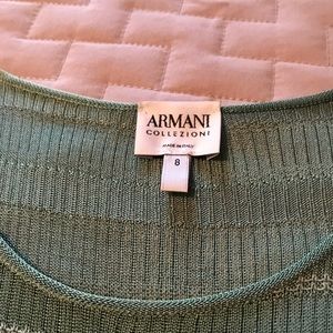 Armani lightweight top, blue-green